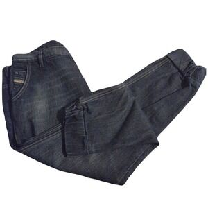 Diesel JOYZE Men's Stretch Tapered Jeans W32 L32 | Button Fly Jogger Denim Pants